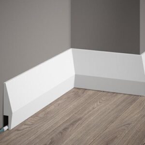 Battiscopa/Cornice-Led MD016 Polyforce White 2,3x10x200CM